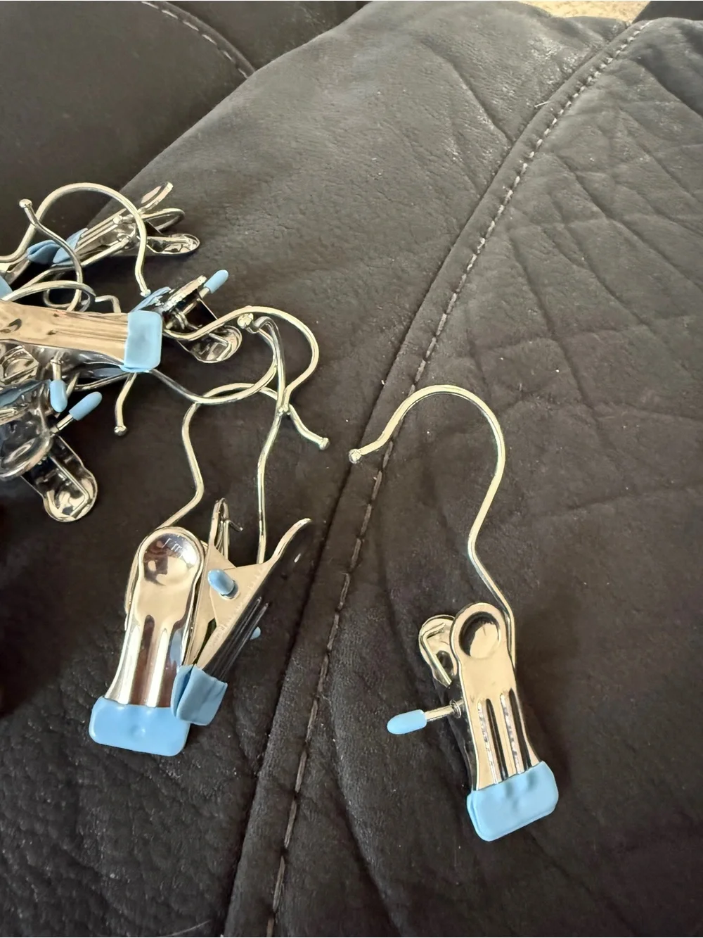 20-Pack Stainless Steel Hanger Clips – Heavy Duty Closet Organizer & Laundry